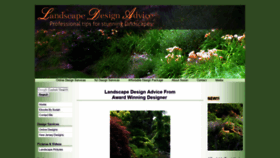 What Landscape-design-advice.com website looked like in 2019 (5 years ago)