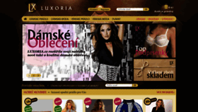 What Luxoria.cz website looked like in 2019 (5 years ago)