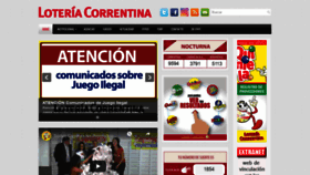 What Loteriacorrentina.gov.ar website looked like in 2019 (5 years ago)