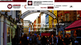 What Londonfoodlovers.com website looked like in 2019 (5 years ago)