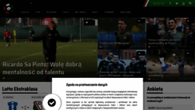 What Legia.net website looked like in 2019 (5 years ago)