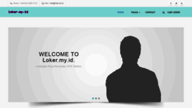 What Loker.my.id website looked like in 2019 (5 years ago)