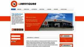 What Lhenriques.com website looked like in 2019 (5 years ago)