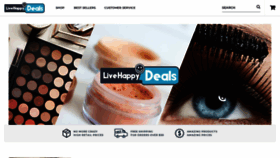 What Livehappydeals.com website looked like in 2019 (5 years ago)