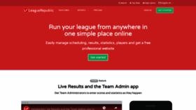 What Leaguerepublic.com website looked like in 2019 (5 years ago)