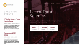 What Learndatasci.com website looked like in 2019 (5 years ago)