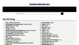 What Londonrocknroll.com website looked like in 2019 (5 years ago)