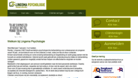 What Lingsmapsychologie.nl website looked like in 2019 (5 years ago)