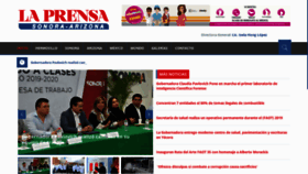 What Laprensasonora.com website looked like in 2019 (5 years ago)