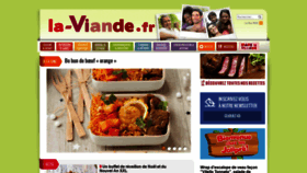 What La-viande.fr website looked like in 2019 (5 years ago)