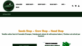What Legalized.it website looked like in 2019 (5 years ago)