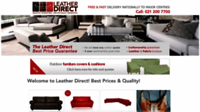What Leatherdirect.co.za website looked like in 2019 (5 years ago)
