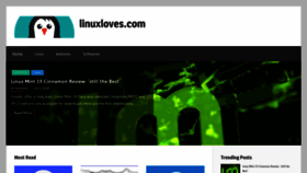 What Linuxloves.com website looked like in 2019 (5 years ago)