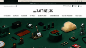 What Lesraffineurs.com website looked like in 2019 (5 years ago)