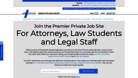What Lawcrossing.com website looked like in 2019 (5 years ago)