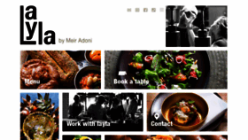 What Layla-restaurant.com website looked like in 2019 (5 years ago)