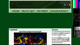 What Liveticker.3-liga.com website looked like in 2019 (5 years ago)