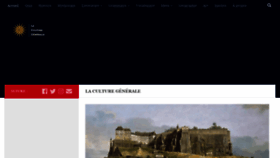 What Laculturegenerale.com website looked like in 2019 (5 years ago)