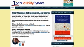 What Localvisibilitysystem.com website looked like in 2019 (5 years ago)