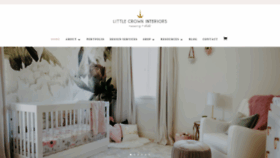 What Littlecrowninteriors.com website looked like in 2019 (5 years ago)