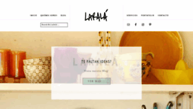 What Larala.cl website looked like in 2019 (5 years ago)