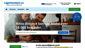 What Lagenhetsbyte.se website looked like in 2019 (5 years ago)