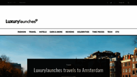 What Luxurylaunches.com website looked like in 2019 (5 years ago)