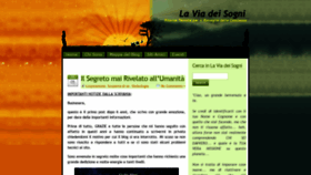 What Laviadeisogni.it website looked like in 2019 (5 years ago)