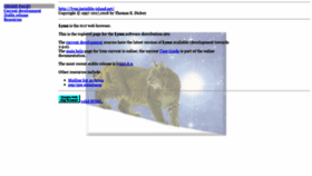 What Lynx.invisible-island.net website looked like in 2019 (5 years ago)