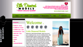 What Littlediamondmodels.com website looked like in 2019 (5 years ago)