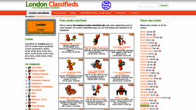 What London.classifieds-free.co.uk website looked like in 2019 (5 years ago)