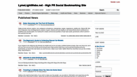 What Lymelightwebs.net website looked like in 2019 (5 years ago)