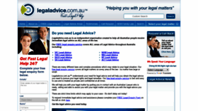 What Legaladvice.com.au website looked like in 2019 (5 years ago)