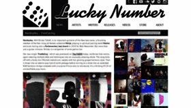What Luckynumbermusic.com website looked like in 2019 (5 years ago)