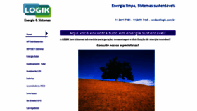 What Logik.com.br website looked like in 2019 (5 years ago)