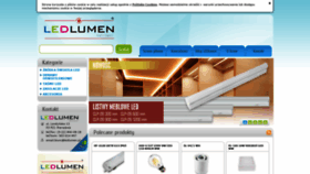 What Ledlumen.pl website looked like in 2019 (6 years ago)