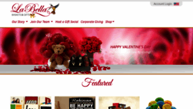 What Labellabaskets.com website looked like in 2019 (5 years ago)