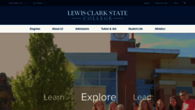 What Lcsc.edu website looked like in 2019 (5 years ago)