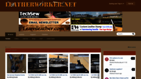 What Leatherworker.net website looked like in 2019 (5 years ago)