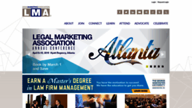 What Legalmarketing.org website looked like in 2019 (5 years ago)