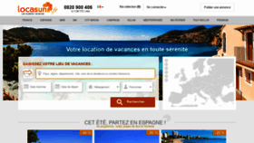 What Locasun.fr website looked like in 2019 (5 years ago)