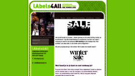 What Labels4all.nl website looked like in 2019 (5 years ago)