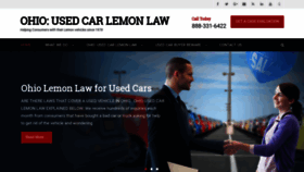 What Lemonusedcarlaw.com website looked like in 2019 (5 years ago)
