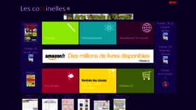 What Les-coccinelles.fr website looked like in 2019 (5 years ago)