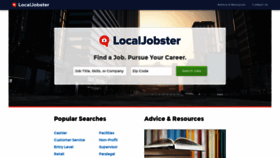 What Localjobster.com website looked like in 2019 (5 years ago)