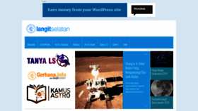 What Langitselatan.com website looked like in 2019 (5 years ago)