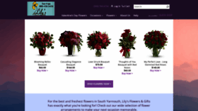 What Lilysfloristandgifts.com website looked like in 2019 (5 years ago)