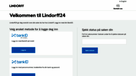 What Lindorff24.no website looked like in 2019 (5 years ago)