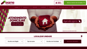 What Laboratorioexame.com.br website looked like in 2019 (5 years ago)