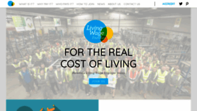 What Livingwage.org.uk website looked like in 2019 (5 years ago)